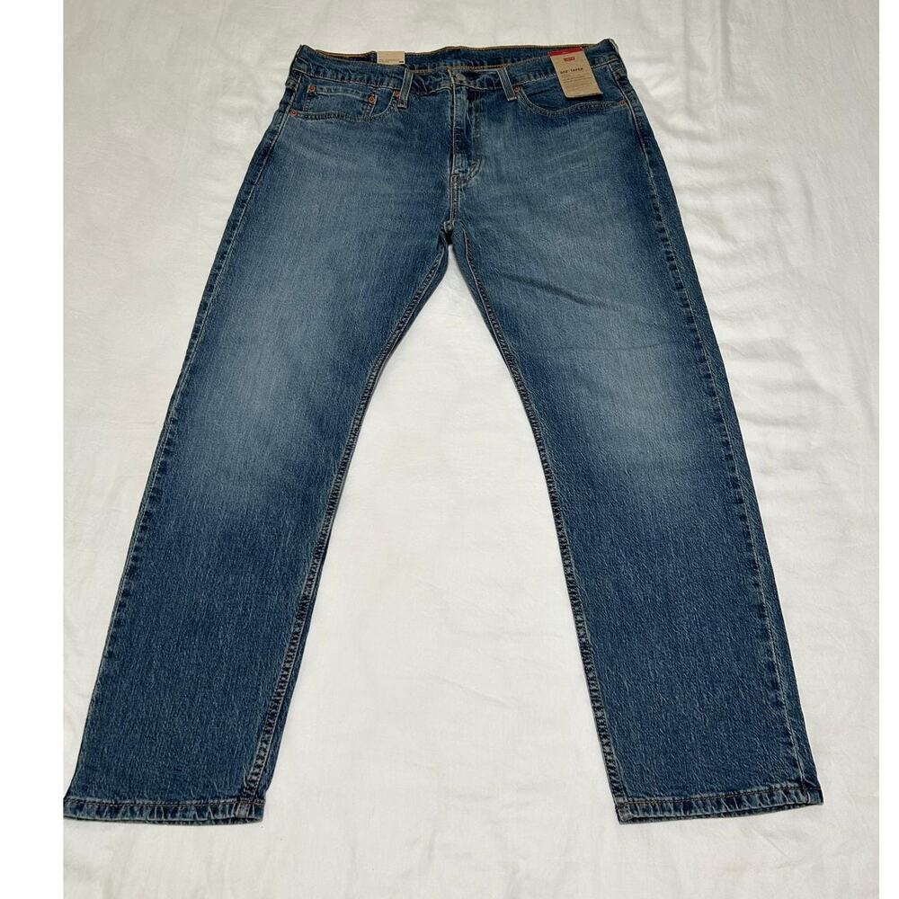 Levi's Mens 502 Taper Fit Jeans Hawthorne Closed Book-Dark Indigo, 36W x 30L New
